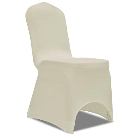 Funda elástica para sillas, 50 piezas, Crema de vidaXL, Fundas - Ref: Foro24-130340, Precio: 146,56 €, Descuento: %
