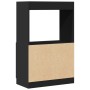 Aparador alto madera ingeniería negro 63x33x100 cm en Librerías y estanterías | Comprar online en Foru.es