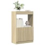 Aparador alto madera ingeniería roble Sonoma 63x33x100 cm en Librerías y estanterías | Comprar online en Foru.es