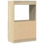 Aparador alto madera ingeniería roble Sonoma 63x33x100 cm en Librerías y estanterías | Comprar online en Foru.es