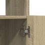 Aparador alto madera ingeniería roble Sonoma 63x33x100 cm en Librerías y estanterías | Comprar online en Foru.es