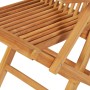 Juego de comedor para jardín 5 piezas madera maciza teca de vidaXL, Conjuntos de jardín - Ref: Foro24-3059580, Precio: 480,66...