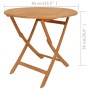 Juego de comedor para jardín 5 piezas madera maciza teca de vidaXL, Conjuntos de jardín - Ref: Foro24-3059580, Precio: 480,66...