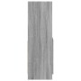Aparador de madera de ingeniería gris Sonoma 63x33x100 cm en Librerías y estanterías | Comprar online en Foru.es
