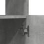 Aparador de madera de ingeniería gris hormigón 63x33x140 cm en Librerías y estanterías | Comprar online en Foru.es