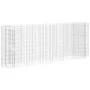 Arriate de gaviones de hierro galvanizado 260x50x100 cm de vidaXL, Maceteros y jardineras - Ref: Foro24-152034, Precio: 98,77...