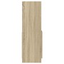 Aparador de madera de ingeniería roble Sonoma 92x33x100 cm en Librerías y estanterías | Comprar online en Foru.es