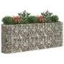 Arriate de gaviones de hierro galvanizado 260x50x100 cm de vidaXL, Maceteros y jardineras - Ref: Foro24-152034, Precio: 98,77...