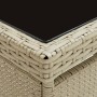 Muebles de jardín 5 piezas ratán sintético y vidrio beige de vidaXL, Conjuntos de jardín - Ref: Foro24-3058320, Precio: 367,8...