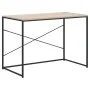 Escritorio de ordenador aglomerado negro y roble 110x60x70 cm de vidaXL, Escritorios - Ref: Foro24-30211, Precio: 87,89 €, De...