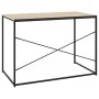 Escritorio de ordenador aglomerado negro y roble 110x60x70 cm de vidaXL, Escritorios - Ref: Foro24-30211, Precio: 87,89 €, De...