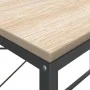 Escritorio de ordenador aglomerado negro y roble 110x60x70 cm de vidaXL, Escritorios - Ref: Foro24-30211, Precio: 87,89 €, De...