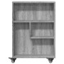 Carrito de almacenaje estrecho madera gris Sonoma 48x13x68 cm en Librerías y estanterías | Comprar online en Foru.es