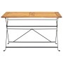 Set de comedor de jardín plegable 5 pzas madera maciza acacia de vidaXL, Conjuntos de jardín - Ref: Foro24-3058155, Precio: 2...