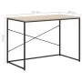 Escritorio de ordenador aglomerado negro y roble 110x60x70 cm de vidaXL, Escritorios - Ref: Foro24-30211, Precio: 87,89 €, De...