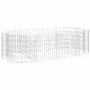 Arriate de gaviones de hierro galvanizado 200x100x50 cm de vidaXL, Maceteros y jardineras - Ref: Foro24-152040, Precio: 72,18...