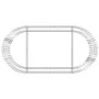 Arriate de gaviones de hierro galvanizado 200x100x50 cm de vidaXL, Maceteros y jardineras - Ref: Foro24-152040, Precio: 72,18...
