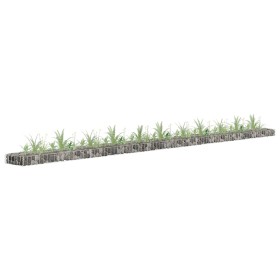 Arriate de gaviones de acero galvanizado 450x30x10 cm en Macetas y jardineras | Comprar online en Foru.es