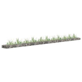 Arriate de gaviones de acero galvanizado 450x30x10 cm en Macetas y jardineras | Comprar online en Foru.es