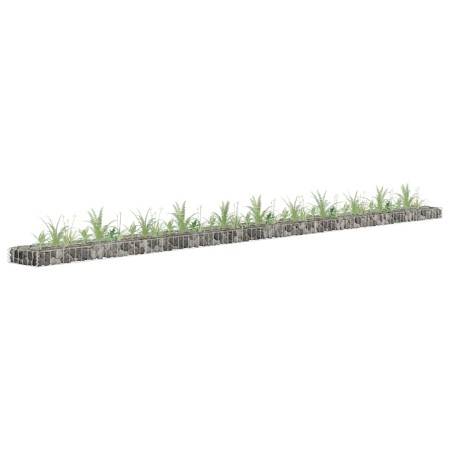 Arriate de gaviones de acero galvanizado 450x30x10 cm en Macetas y jardineras | Comprar online en Foru.es