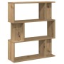 Estantería madera de ingeniería roble artisan 80x24x96 cm en Librerías y estanterías | Comprar online en Foru.es