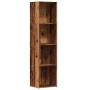 Estantería de madera ingeniería madera envejecida 36x30x143 cm en Librerías y estanterías | Comprar online en Foru.es