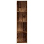 Estantería de madera ingeniería madera envejecida 36x30x143 cm en Librerías y estanterías | Comprar online en Foru.es