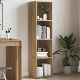 Estantería de madera ingeniería roble artisan 36x30x143 cm en Librerías y estanterías | Comprar online en Foru.es