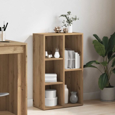 Estantería madera de ingeniería roble artisan 50x25x80 cm en Librerías y estanterías | Comprar online en Foru.es