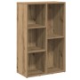 Estantería madera de ingeniería roble artisan 50x25x80 cm en Librerías y estanterías | Comprar online en Foru.es