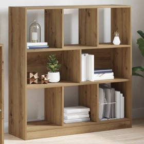 Estantería de madera ingeniería roble artisan 97,5x29,5x100 cm en Librerías y estanterías | Comprar online en Foru.es