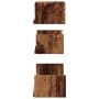 Estantes de pared 3 uds madera de ingeniería madera envejecida en Estanterías | Comprar online en Foru.es