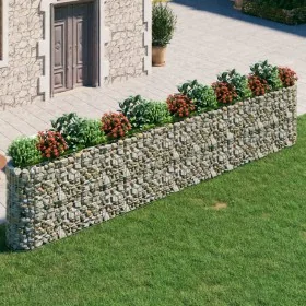Arriate de gaviones de hierro galvanizado 540x50x100 cm de vidaXL, Maceteros y jardineras - Ref: Foro24-152038, Precio: 193,4...
