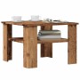 Mesa de centro madera contrachapada madera antigua 60x60x42 cm en Mesas de centro | Comprar online en Foru.es