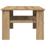 Mesa de centro madera de ingeniería roble artisan 60x60x42 cm en Mesas de centro | Comprar online en Foru.es