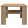 Mesa de centro madera de ingeniería roble artisan 60x60x42 cm en Mesas de centro | Comprar online en Foru.es