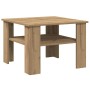 Mesa de centro madera de ingeniería roble artisan 60x60x42 cm en Mesas de centro | Comprar online en Foru.es