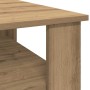 Mesa de centro madera de ingeniería roble artisan 60x60x42 cm en Mesas de centro | Comprar online en Foru.es