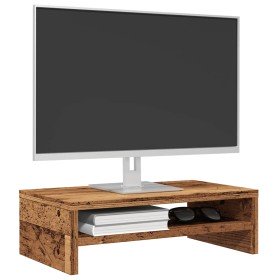 Soporte pantalla madera contrachapada madera vieja 42x24x13 cm en Muebles TV | Comprar online en Foru.es