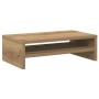 Soporte mesa pantalla madera ingeniería roble 42x24x13 cm en Muebles TV | Comprar online en Foru.es