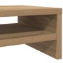 Soporte mesa pantalla madera ingeniería roble 42x24x13 cm en Muebles TV | Comprar online en Foru.es