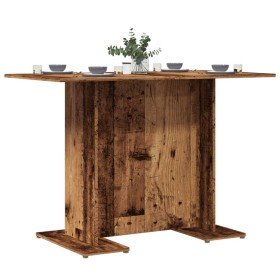 Mesa comedor madera ingeniería madera envejecida 110x60x75 cm en Mesas de comedor | Comprar online en Foru.es