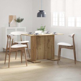 Mesa de comedor madera ingeniería roble artisan 110x60x75 cm en Mesas de comedor | Comprar online en Foru.es