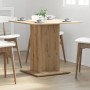 Mesa de comedor madera de ingeniería roble artisan 80x80x75 cm en Mesas de comedor | Comprar online en Foru.es