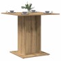 Mesa de comedor madera de ingeniería roble artisan 80x80x75 cm en Mesas de comedor | Comprar online en Foru.es