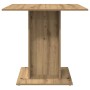 Mesa de comedor madera de ingeniería roble artisan 80x80x75 cm en Mesas de comedor | Comprar online en Foru.es