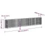 Arriate de gaviones de hierro galvanizado 540x50x100 cm de vidaXL, Maceteros y jardineras - Ref: Foro24-152038, Precio: 193,4...