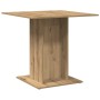 Mesa de comedor madera de ingeniería roble artisan 80x80x75 cm en Mesas de comedor | Comprar online en Foru.es