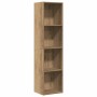 Mueble de TV/Librería roble artesanal 36x30x143cm en Estanterías | Comprar online en Foru.es