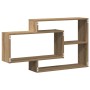 Estante de pared madera ingeniería roble artisian 104x20x58,5cm en Estanterías | Comprar online en Foru.es